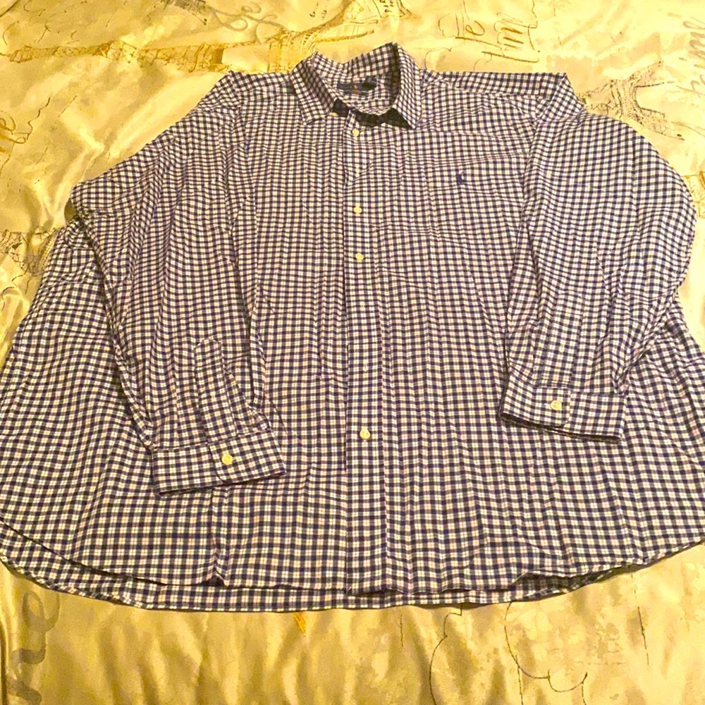 RALPH LAUREN 3XLT Dress Shirt